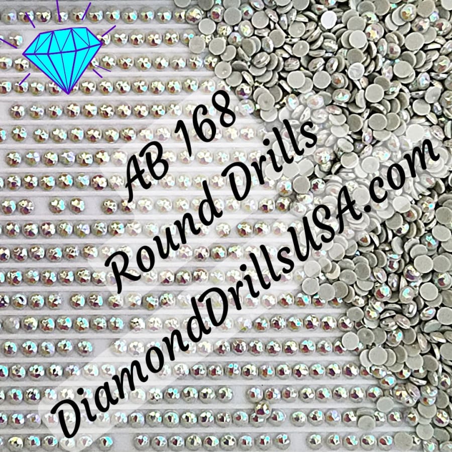 AB 168 ROUND Aurora Borealis 5D Diamond Painting Drills 