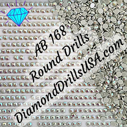 AB 168 ROUND Aurora Borealis 5D Diamond Painting Drills 