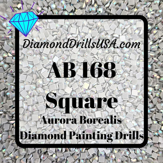 FIYO AB Diamond Painting Beads, 2000Pcs AB Drills for Diamond Painting 160  Colors Diamond Painting Replacement Square Round Diamonds Sparkle AB