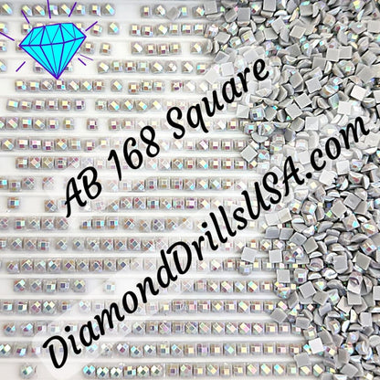 AB 168 SQUARE Aurora Borealis 5D Diamond Painting Drills 