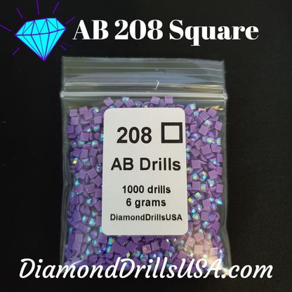 AB 208 SQUARE Aurora Borealis 5D Diamond Painting Drills 