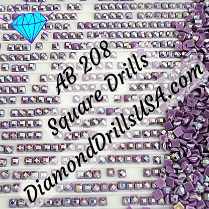 AB 208 SQUARE Aurora Borealis 5D Diamond Painting Drills 