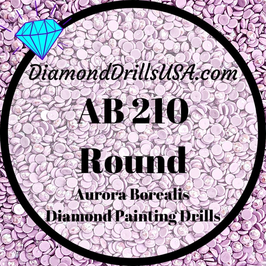 AB 210 ROUND Aurora Borealis 5D Diamond Painting Drills