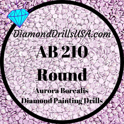 AB 210 ROUND Aurora Borealis 5D Diamond Painting Drills