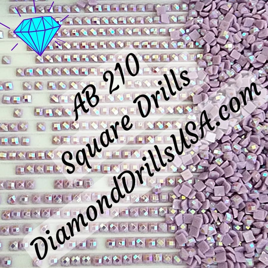 Diamond Painting Square AB Drills 7 good Clrs