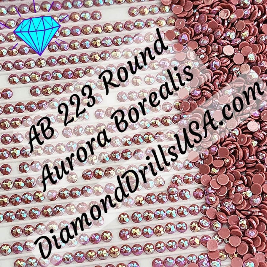 AB 223 ROUND Aurora Borealis 5D Diamond Painting Drills