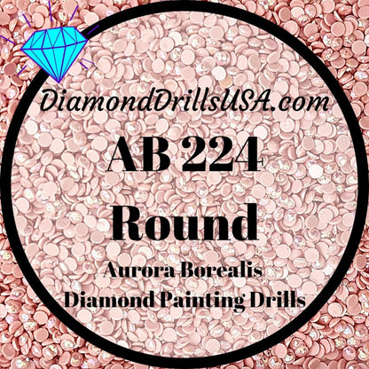 AB 224 ROUND Aurora Borealis 5D Diamond Painting Drills