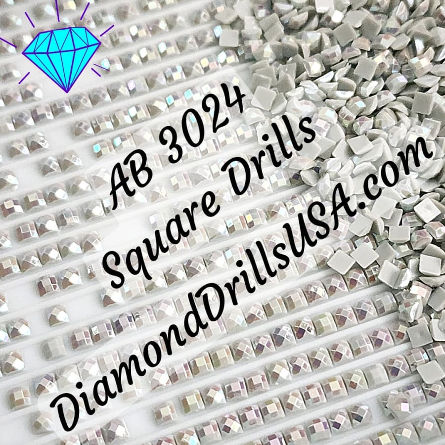 AB 3024 SQUARE Aurora Borealis 5D Diamond Painting Drills 