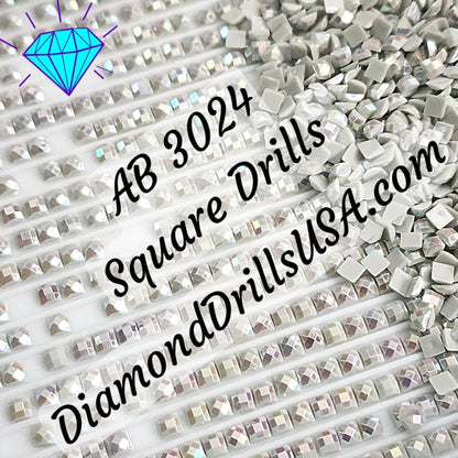 AB 3024 SQUARE Aurora Borealis 5D Diamond Painting Drills 
