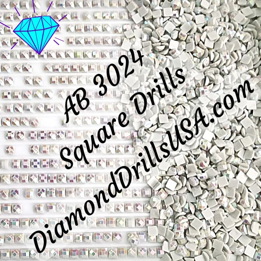 AB 3024 SQUARE Aurora Borealis 5D Diamond Painting Drills 