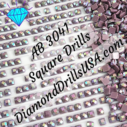 AB 3041 SQUARE Aurora Borealis 5D Diamond Painting Drills 