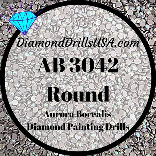 AB 3042 ROUND Aurora Borealis 5D Diamond Painting Drills 