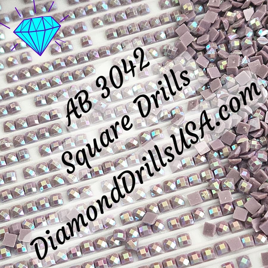 AB Drill Ecru Diamond Painting Square AB Drills DMC Ecru 
