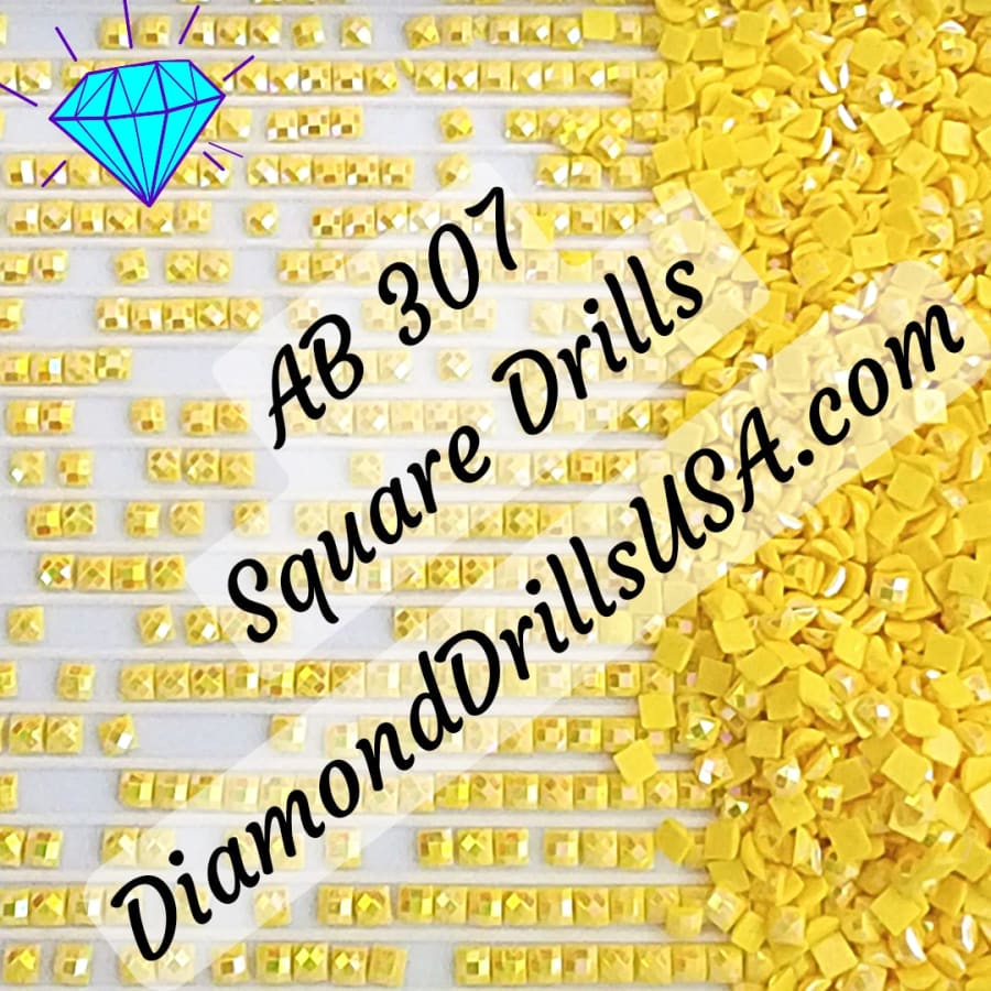 AB 307 SQUARE Aurora Borealis 5D Diamond Painting Drills 