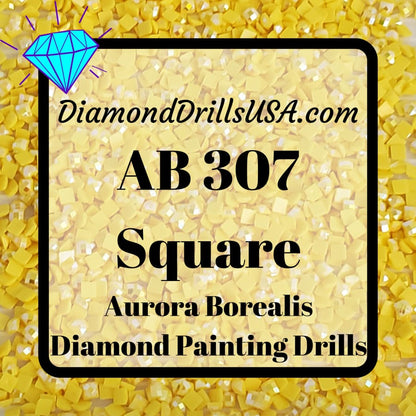 AB 307 SQUARE Aurora Borealis 5D Diamond Painting Drills 