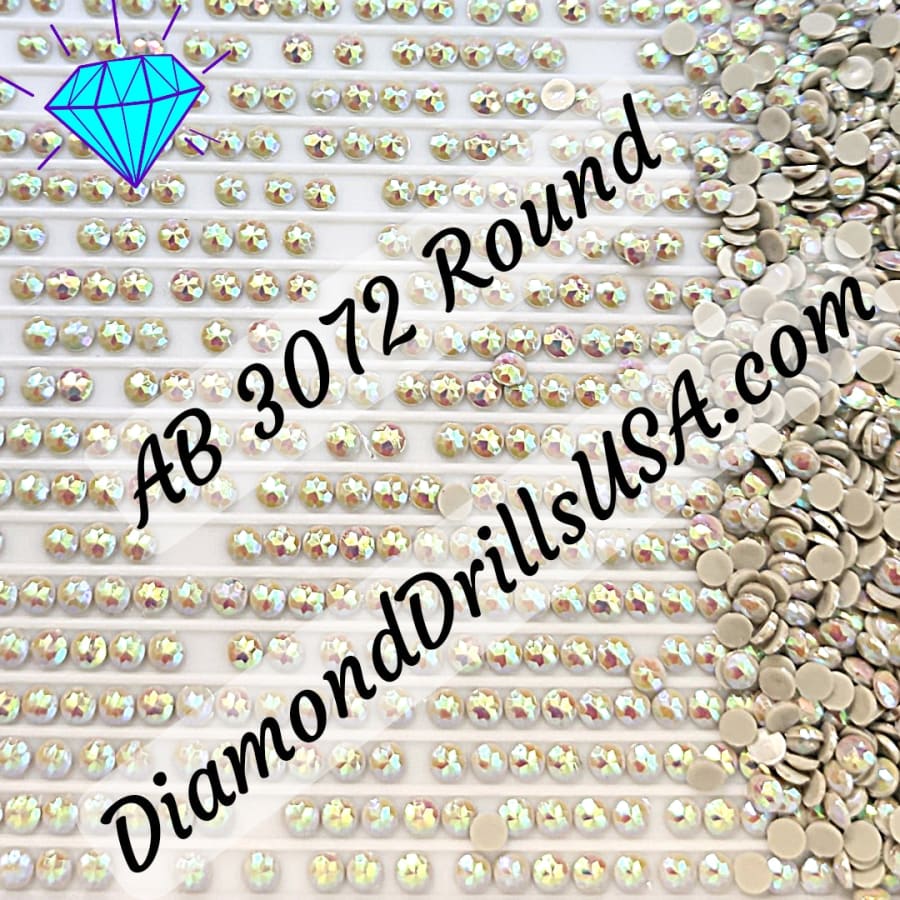 AB 3072 ROUND Aurora Borealis 5D Diamond Painting Drills 