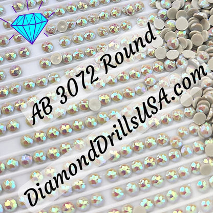AB 3072 ROUND Aurora Borealis 5D Diamond Painting Drills 
