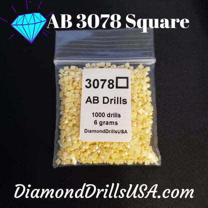 AB 3078 SQUARE Aurora Borealis 5D Diamond Painting Drills 