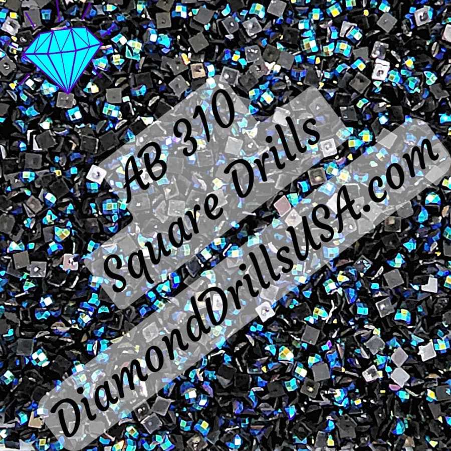 DiamondDrillsUSA - AB GLOW in the Dark ROUND Aurora Borealis WHITE AB5200  5D Diamond Painting Drills