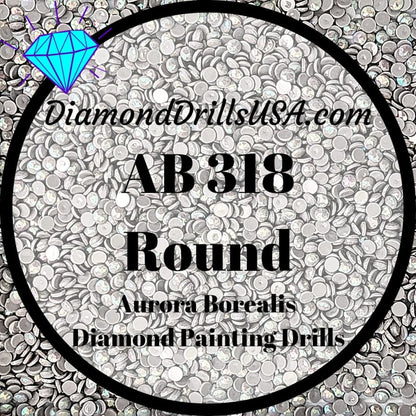 AB 318 ROUND Aurora Borealis 5D Diamond Painting Drills