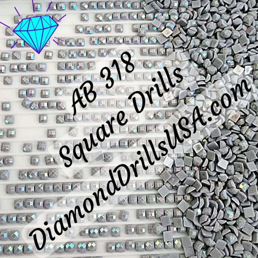 AB 318 SQUARE Aurora Borealis 5D Diamond Painting Drills 