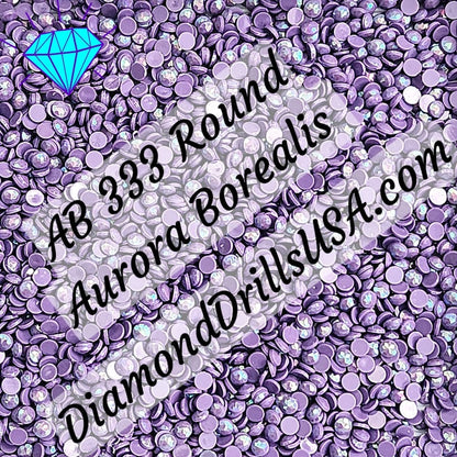AB 333 ROUND Aurora Borealis 5D Diamond Painting Drills