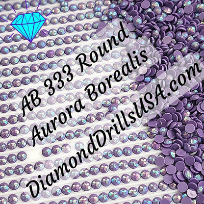 AB 333 ROUND Aurora Borealis 5D Diamond Painting Drills
