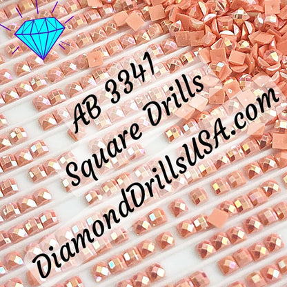 AB 3341 SQUARE Aurora Borealis 5D Diamond Painting Drills 
