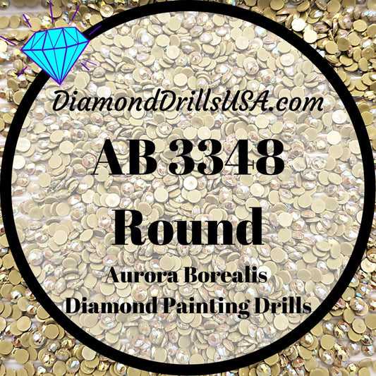 AB 3348 ROUND Aurora Borealis 5D Diamond Painting Drills 