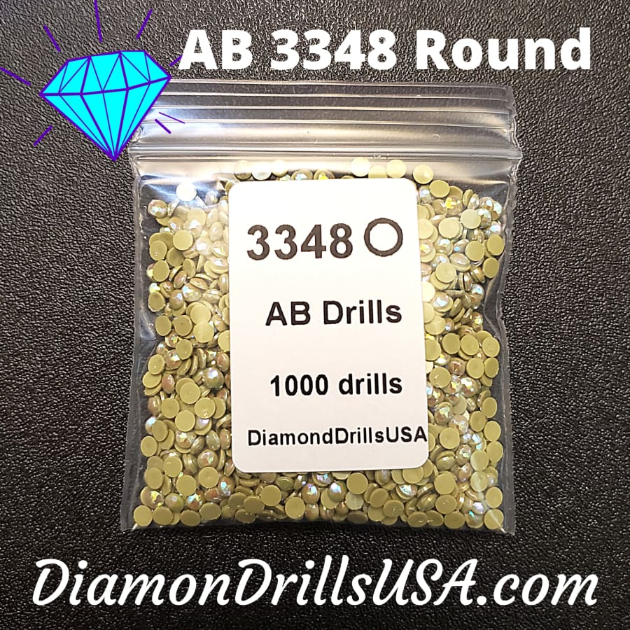 AB 3348 ROUND Aurora Borealis 5D Diamond Painting Drills 