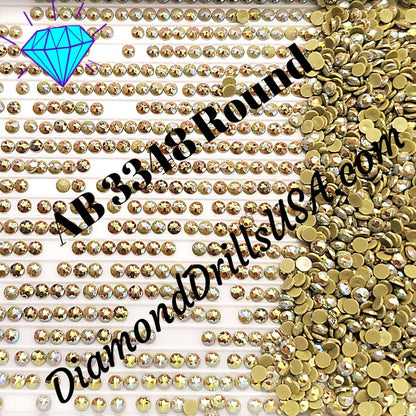 AB 3348 ROUND Aurora Borealis 5D Diamond Painting Drills 