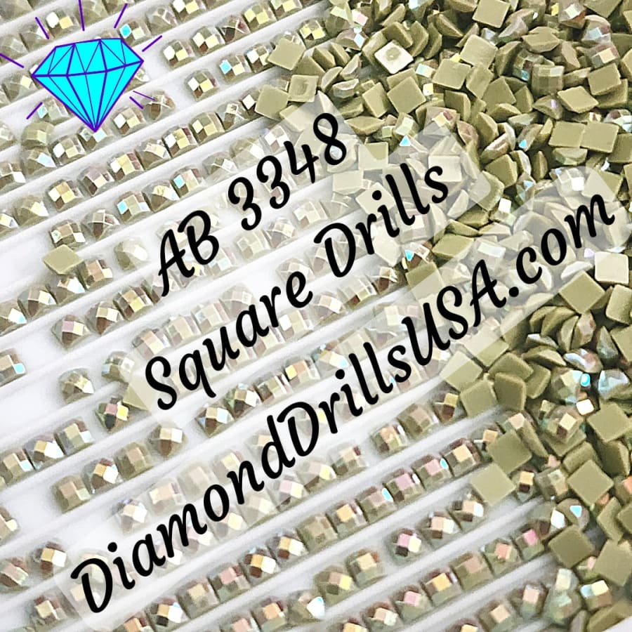 AB 3348 SQUARE Aurora Borealis 5D Diamond Painting Drills 