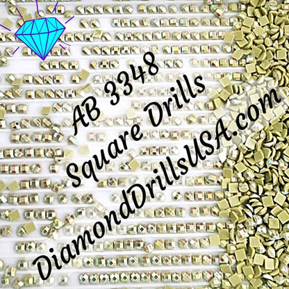 AB 3348 SQUARE Aurora Borealis 5D Diamond Painting Drills 