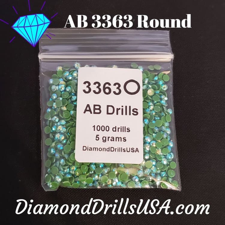 AB 3363 ROUND Aurora Borealis 5D Diamond Painting Drills 