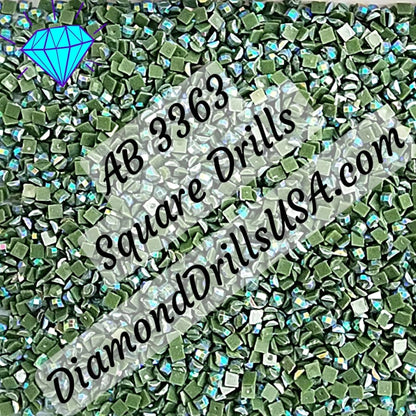AB 3363 SQUARE Aurora Borealis 5D Diamond Painting Drills 