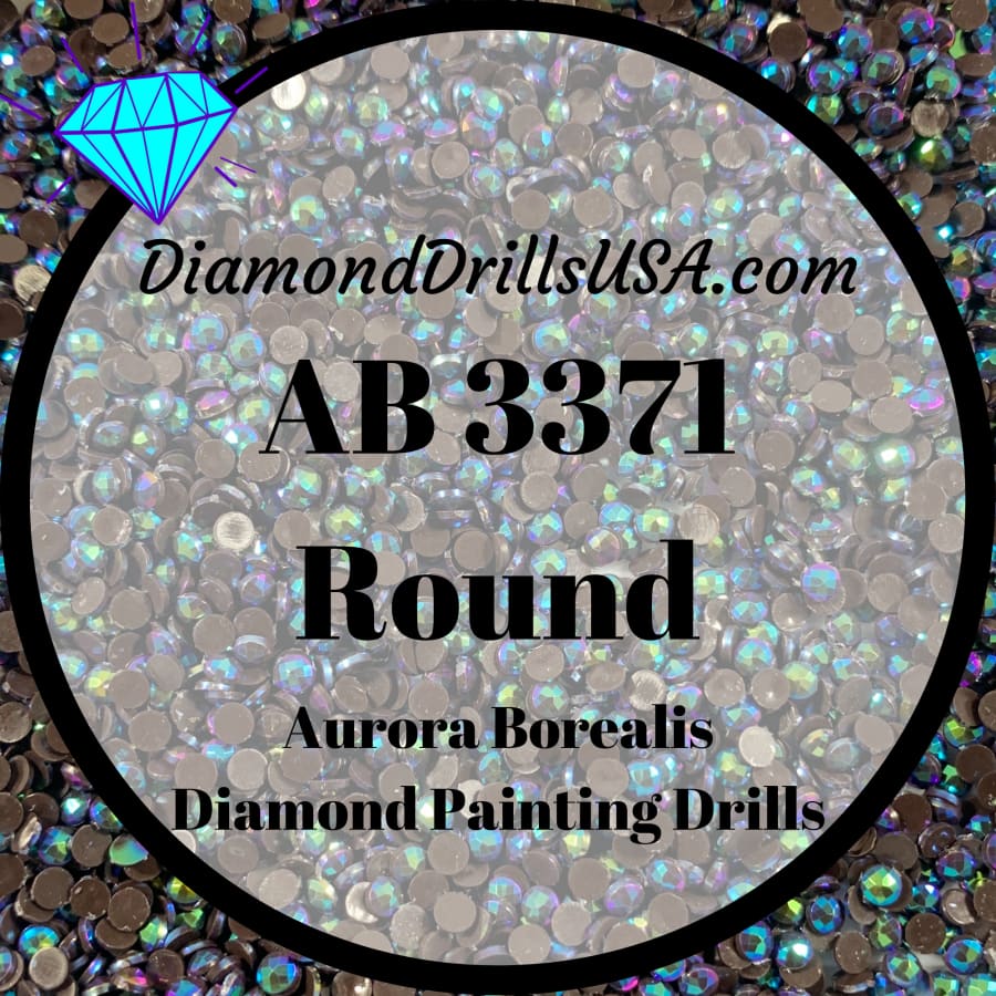 AB 3371 ROUND Aurora Borealis 5D Diamond Painting Drills 