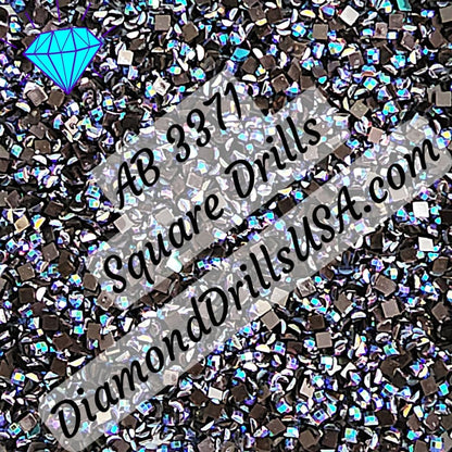 AB 3371 SQUARE Aurora Borealis 5D Diamond Painting Drills