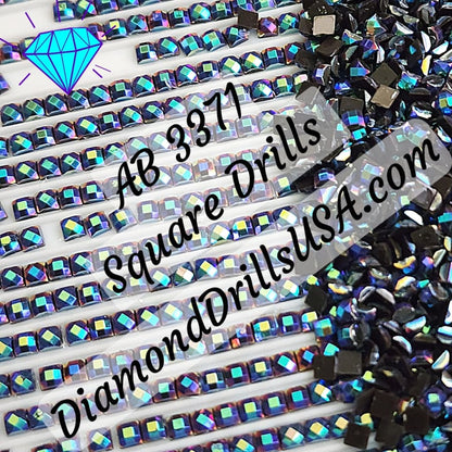 AB 3371 SQUARE Aurora Borealis 5D Diamond Painting Drills