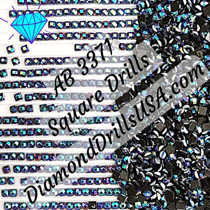 AB 3371 SQUARE Aurora Borealis 5D Diamond Painting Drills