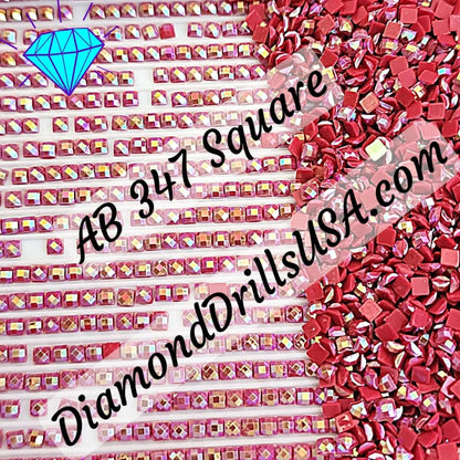 AB 347 SQUARE Aurora Borealis 5D Diamond Painting Drills 