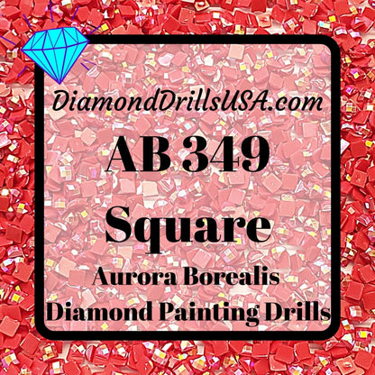 AB 349 SQUARE Aurora Borealis 5D Diamond Painting Drills 