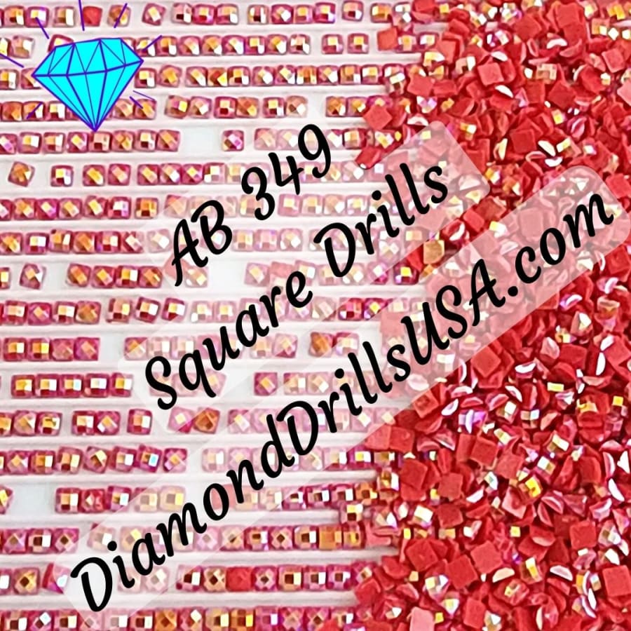 AB 349 SQUARE Aurora Borealis 5D Diamond Painting Drills 