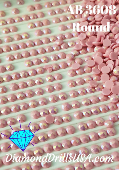 AB 3608 ROUND Aurora Borealis 5D Diamond Painting Drills 