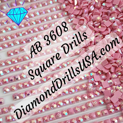 AB 3608 SQUARE Aurora Borealis 5D Diamond Painting Drills