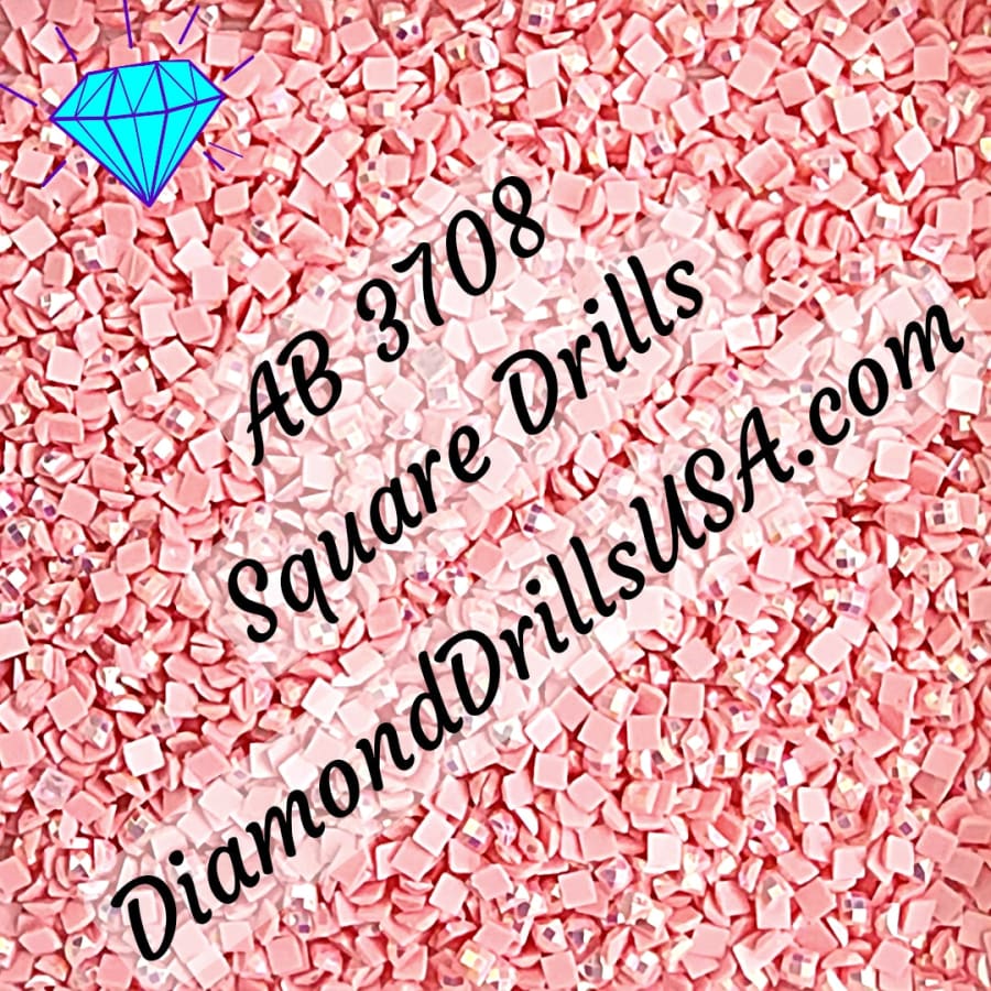 DiamondDrillsUSA - Pink Jelly SQUARE GLOW in the Dark UV 5D Diamond Painting  Drills Beads