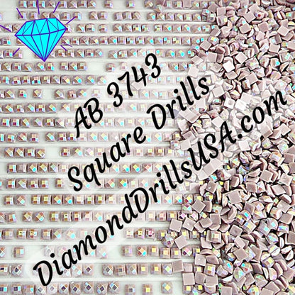AB 3743 SQUARE Aurora Borealis 5D Diamond Painting Drills 