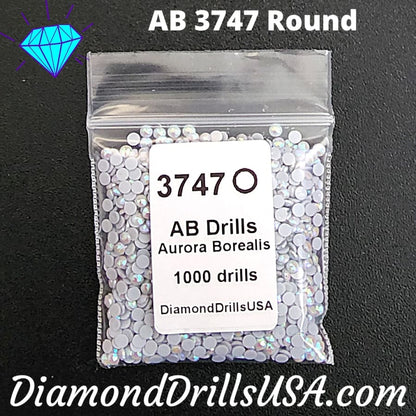 AB 3747 ROUND Aurora Borealis 5D Diamond Painting Drills 