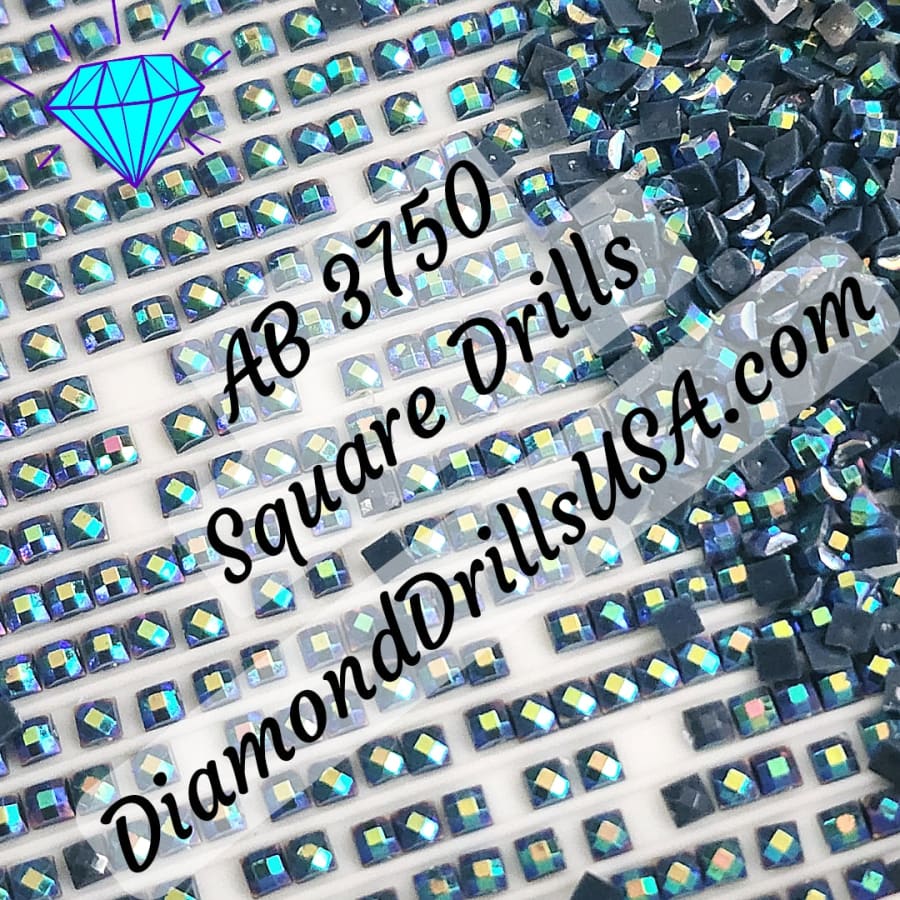 AB 3750 SQUARE Aurora Borealis 5D Diamond Painting Drills 