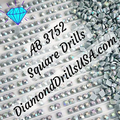 AB 3752 SQUARE Aurora Borealis 5D Diamond Painting Drills 