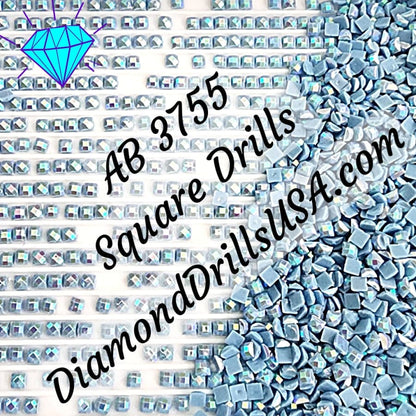 AB 3755 SQUARE Aurora Borealis 5D Diamond Painting Drills